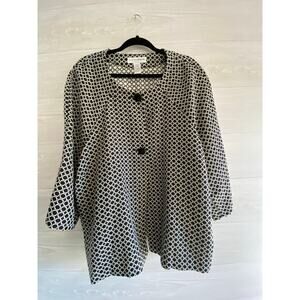 Sag Harbor black and white coat